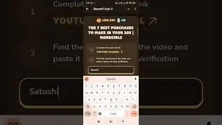 The 7 BEST Purchases To Make In Your 20s | MemeGirls || Memefi Video Answer #memefi