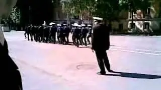 Прохождение курсантов с песней. Ленком.
