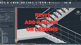 LANDING RAILING CONNETION REVIT