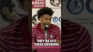 Jordan Travis, Trey Benson praise FSU Offensive Line in Interview | FSU Football 2023