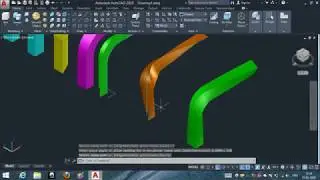 sweep command autocad 2020 in hindi