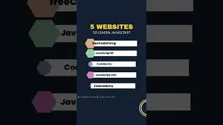 Top 5 Websites to Learn JavaScript | JavaScript | YouTube Shorts