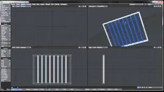 tutorial lightwave crear una reja en pocos segundos y herramientas de modelado