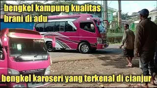 Ngecat mobil elef di bengkel kampung kualitas berani di adu