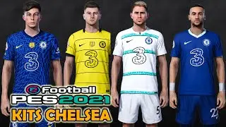 PES 2021 new leaked kits Chelsea 2022 smoke patch 21.4.5