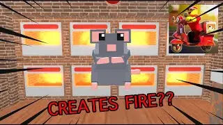 RAT creates MASSIVE FIRE! (PART 1) // Roblox Work at a Pizza Place 🍕