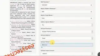 How to Fill form for Online Admission in Govt Colleges in Khyber Pakhtunkhwa || Mubarik Siddique