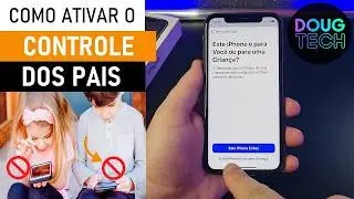 Como Ativar o CONTROLE dos PAIS e BLOQUEAR FUNÇÕES no iPhone