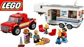 Lego City Pickup & Caravan 60182 | Собираем конструктор Лего с Моней