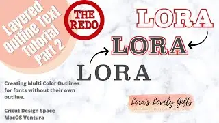 Layered Outline Text THE REDO Part Two