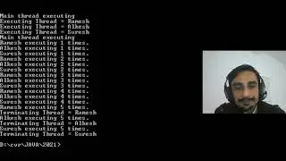 JAVA | PRACTICAL | Threads | creating 3 threads multithreading part 2