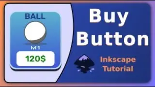 How to Make Buy Button UI With Inkscape in 6 mins for Hyper-casual Games