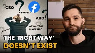 There is NO RIGHT WAY to run Facebook Ads...