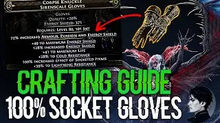 How to Craft MEGA ENDGAME Gloves - Flat Damage/Defense  - Abyss Crafting Explained - Path of Exile 2