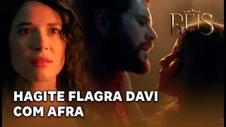 HISTÓRIA DO REI DAVI: Hagite flagra Davi aos beijos com Afra