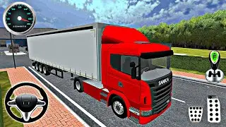 Kamyon Park Etme Simülatör Oyunu 2023 -Scania Truck Driving - AndroidGamePlay