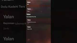 Yalan'ları Karıştıralım(Edis,Hepsi,Dolu Kadehi Ters Tut,Reynmen&Zeynep Bastık,Aleyna Tilki) 