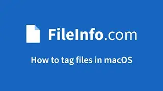 How to tag files in macOS