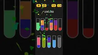 Water sort puzzle level 552