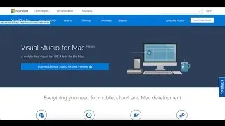 Visual Studio For Mac 2016 - Hello World