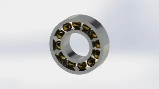 solidworks tutorial | how to design a simple ball bearing | modeling | sketch