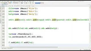 How to Make simple Notepad in Java || 