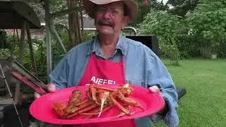 Grilled Crabs And Shrimp