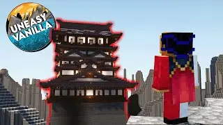 I made a Japanese Castle on Uneasy Vanilla