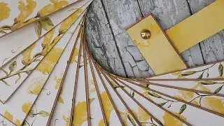 Cascata Circular - Álbum Scrapbook prático