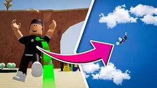 !ПРОСТО! играю в бросать вещи и людей в ROBLOX!