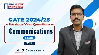 L10 Communications Previous Years Questions of GATE 2014 for GATE & PSUs by J. Jeprakash Sir