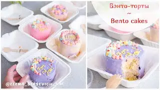 Bento Cakes - new trend! Mini lunch box cakes