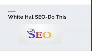 White Hat SEO - Do This