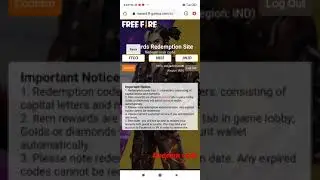 FREE FIRE CITY OPEN REDEEM CODE CLAIM FAST DONT FORGET TO SUBSCRIBE 
