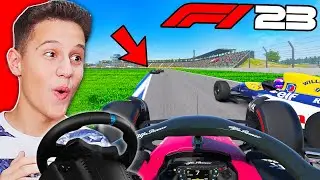 FRATELE MEU joaca PRIMA DATA F1 cu VOLANUL !