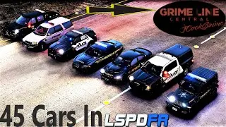 How To Fit 45 Police Cars Into LSPDFR! | 