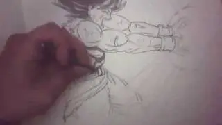 drawing goku z