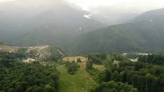 Красная поляна, Роза Хутор , Сочи, Адлер. Krasnaya Polyana, Rosa Khutor, Sochi, Adler. Dji mini2.