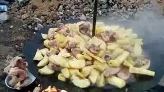 Жаркое на диске от дисковой бороны