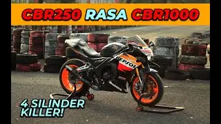 CBR INI BIKIN ZX-25R MINDER! MODIFIKASI HONDA CBR250R LIMBAH MOGE | VLOG 10
