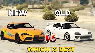 GTA5: Old Supra Vs New Supra | Comparison
