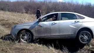 Lada Vesta vs Largus vs Priora Off road Test 2017