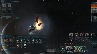 EvE Online Solo PvP - Raven Vs. Gatecamp