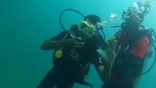 Andaman nikobar live under water experience in scuba driving