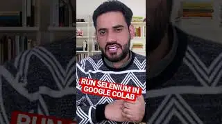 Install selenium webdriver on google colab