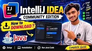 Install IntelliJ IDEA Community Edition for Java | JDK Setup Step-by-Step