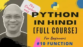 #10 Python Functions  Python Tutorial in Hindi | Learn Python in Hindi | Python full course in Hindi