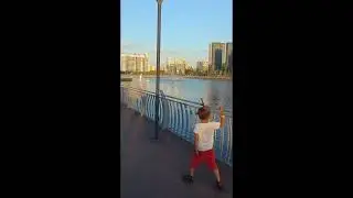 Вечерняя прогулка #астана #закат #вечер