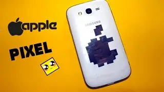 Рисуем по клеточкам-ЛОГОТИП APPLE/ iPhone (logo APPLE/ iPhone 7)PIXEL ART