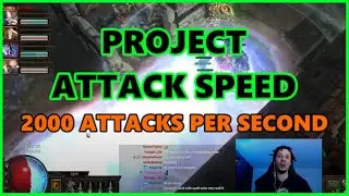 [PoE] 2000 Attacks per second?! - Project Attack Speed - Stream highlights 